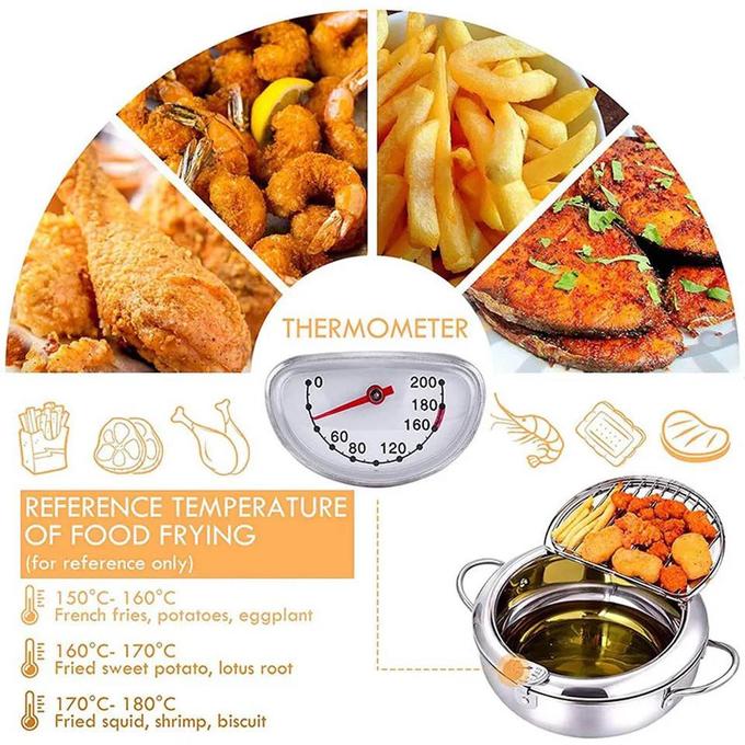 🔥 Japanese Deep Frying Pot – Perfect for All Foods! 🔥