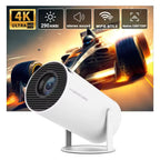 HY300 Pro 4K Android 11 Dual Wifi6 Magnetic Projector 290ANSI Allwinner H713 BT5.0 1080P 1280*720P Home Theater Outdoor Projector